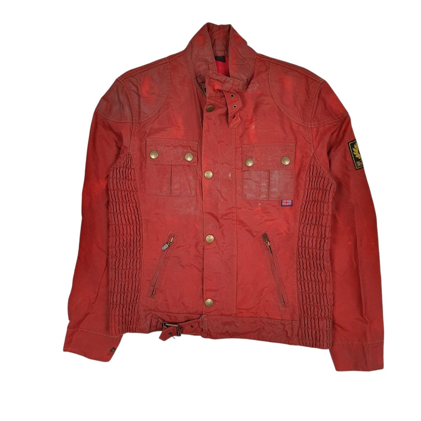 Womens Red Belstaff   Coat