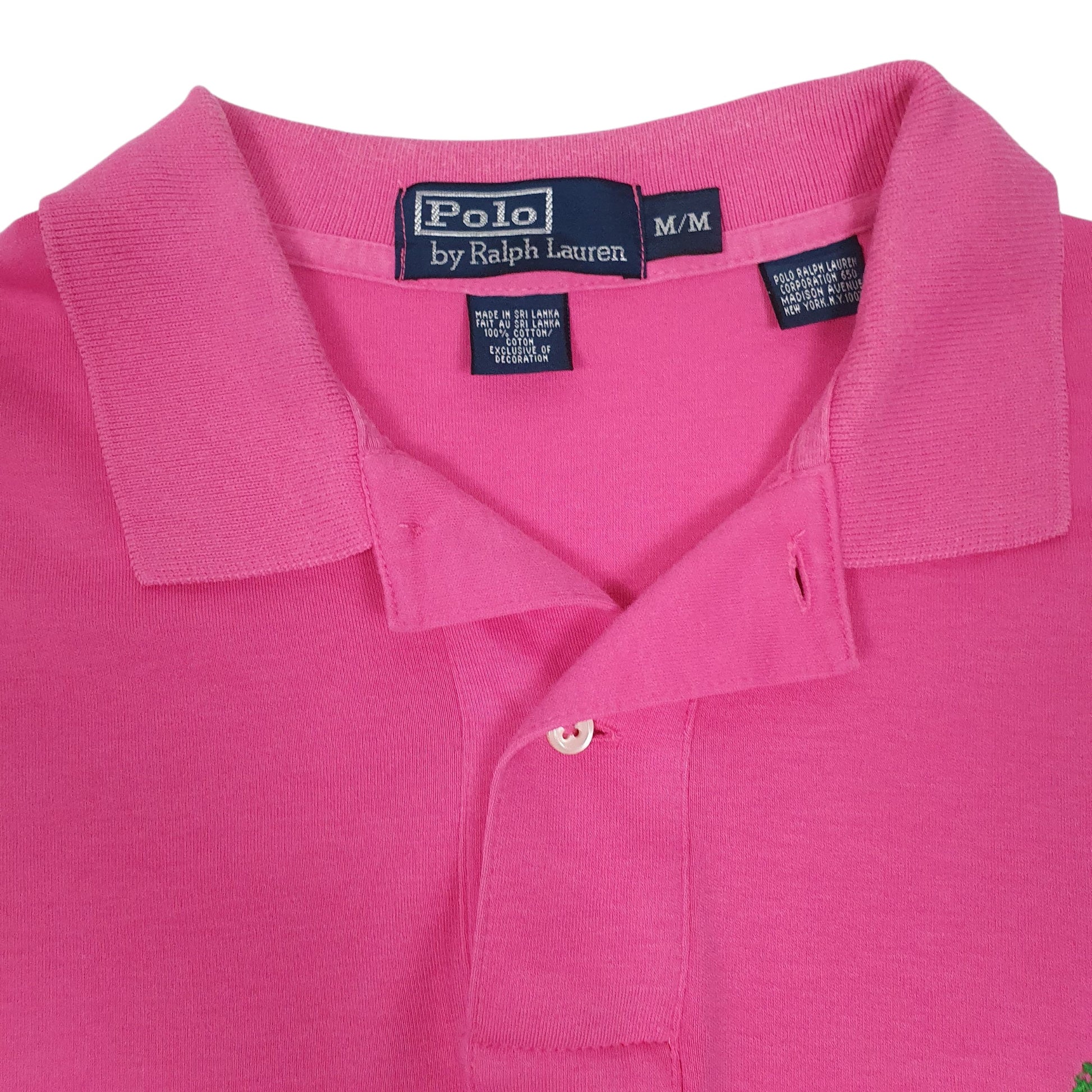 Mens Pink Polo Ralph Lauren   Polo Shirt