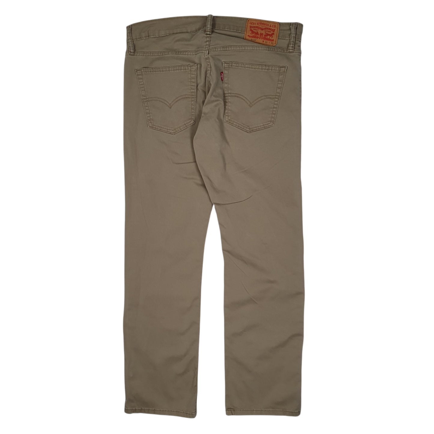 Mens Beige Levis 514 Crewneck Trousers
