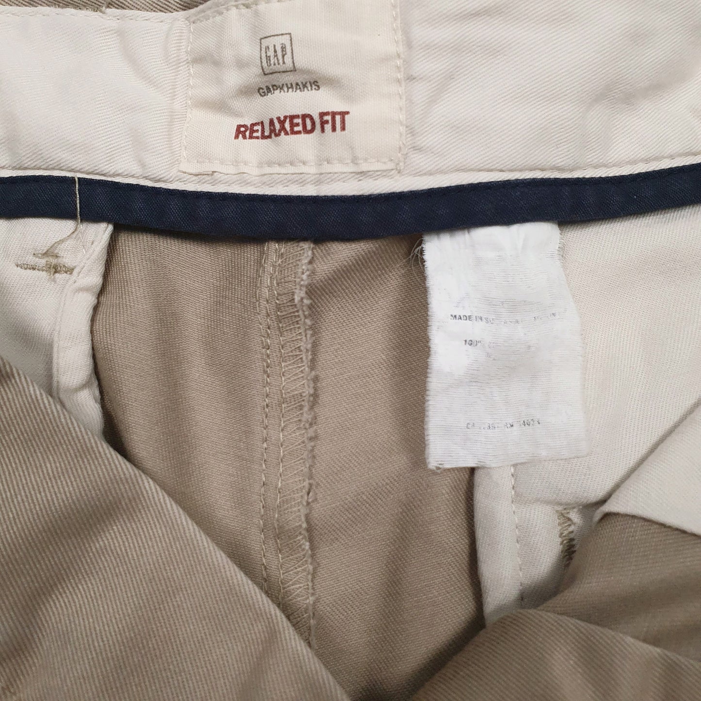 Mens Brown Gap Khaki  Trousers