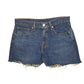 Womens Blue Levis Cut Offs Denim Shorts