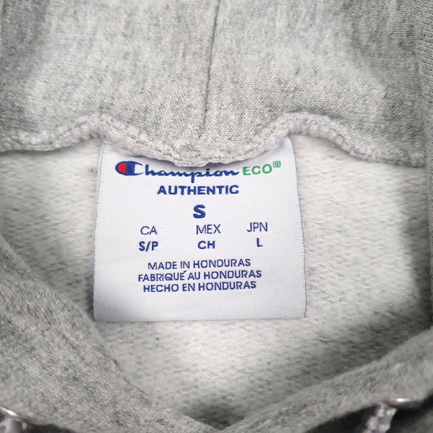 Mens Grey Champion  Hoodie Jumper