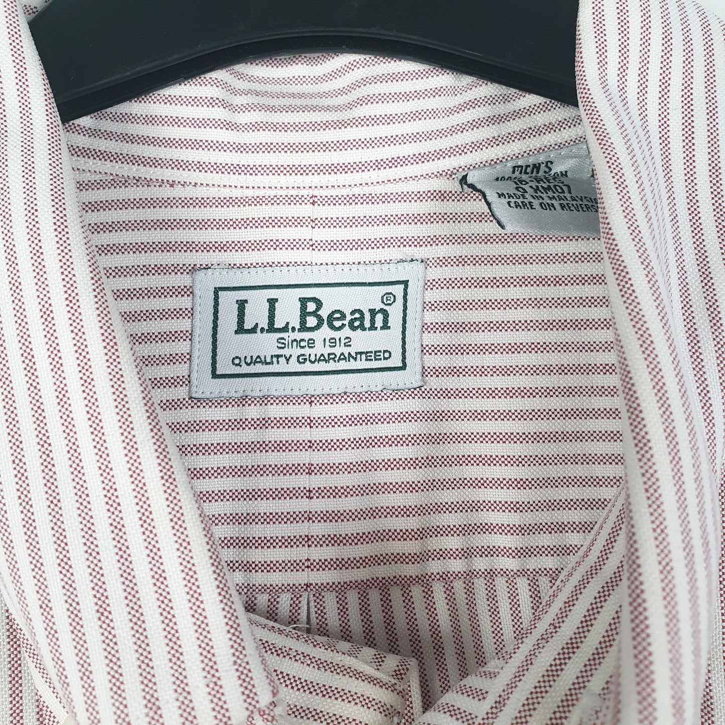 Mens Red L.L.Bean   Shirt