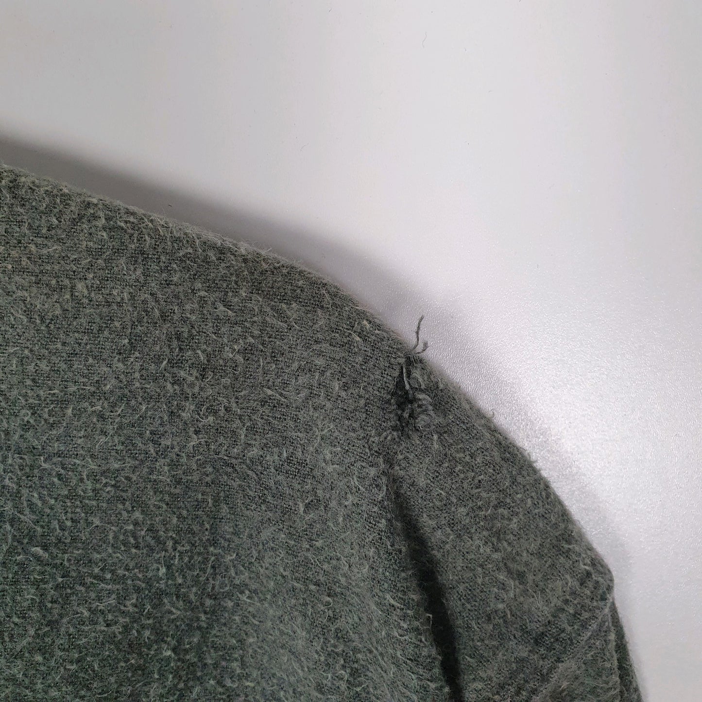 Mens Grey Woolrich Thick Chamois  Shirt