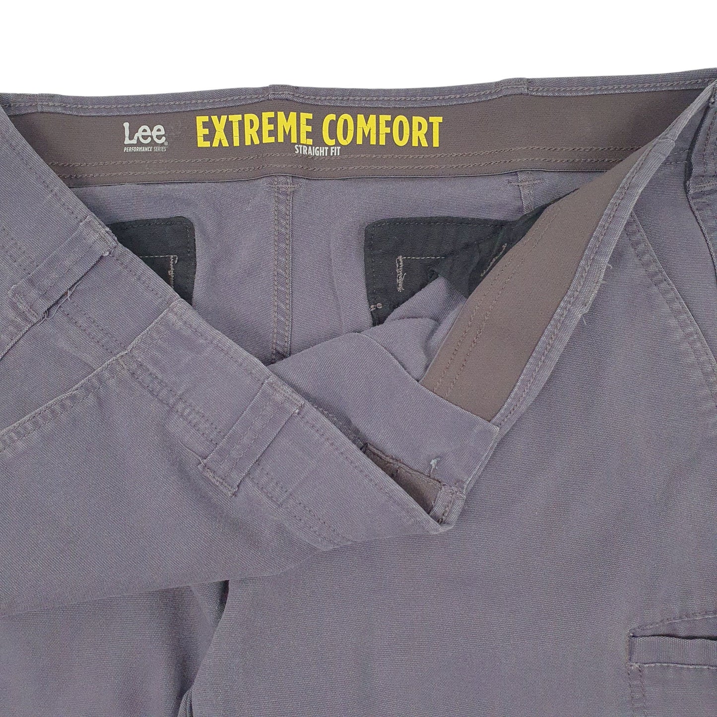 Mens Grey Lee Extreme Comfort  Trousers