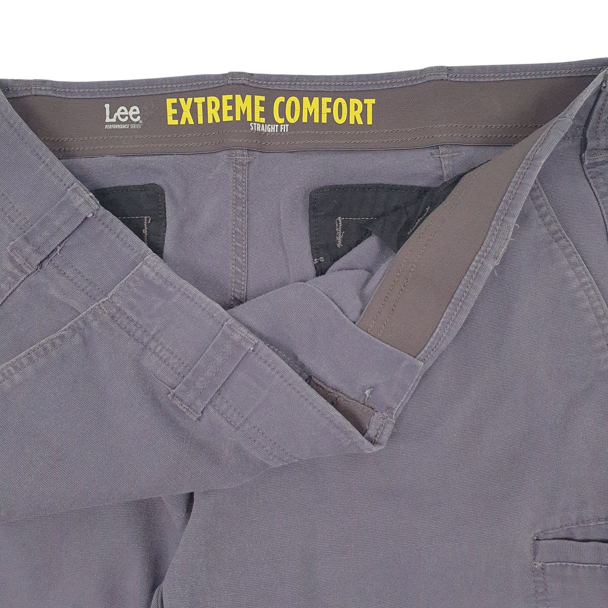 Mens Grey Lee Extreme Comfort  Trousers