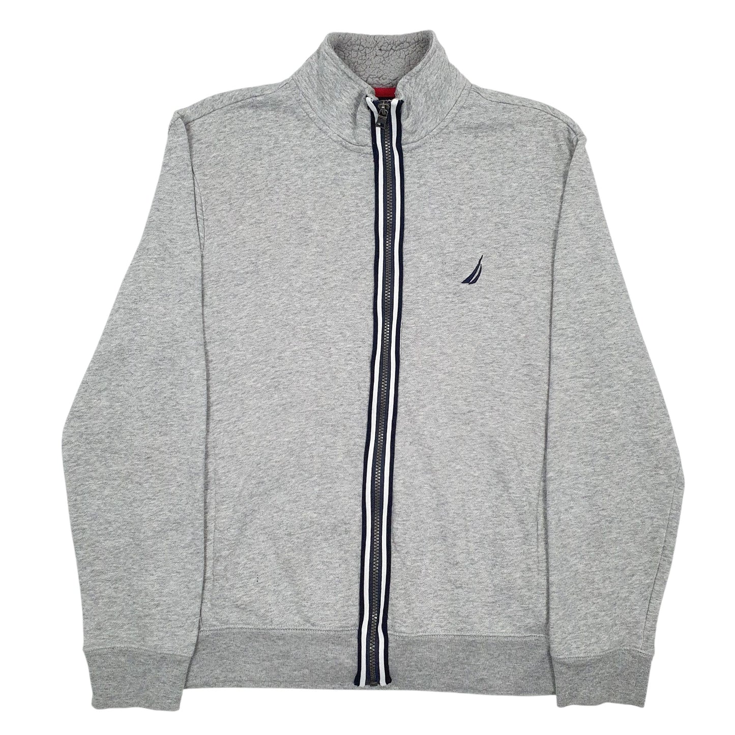 Mens Grey Nautica  Full Zip Jumper