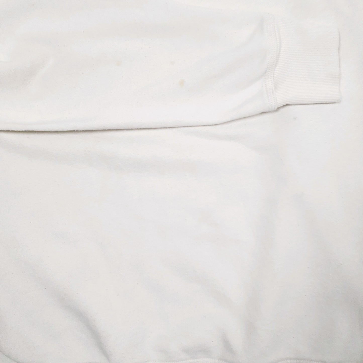 Mens White Champion Spellout Crewneck Jumper