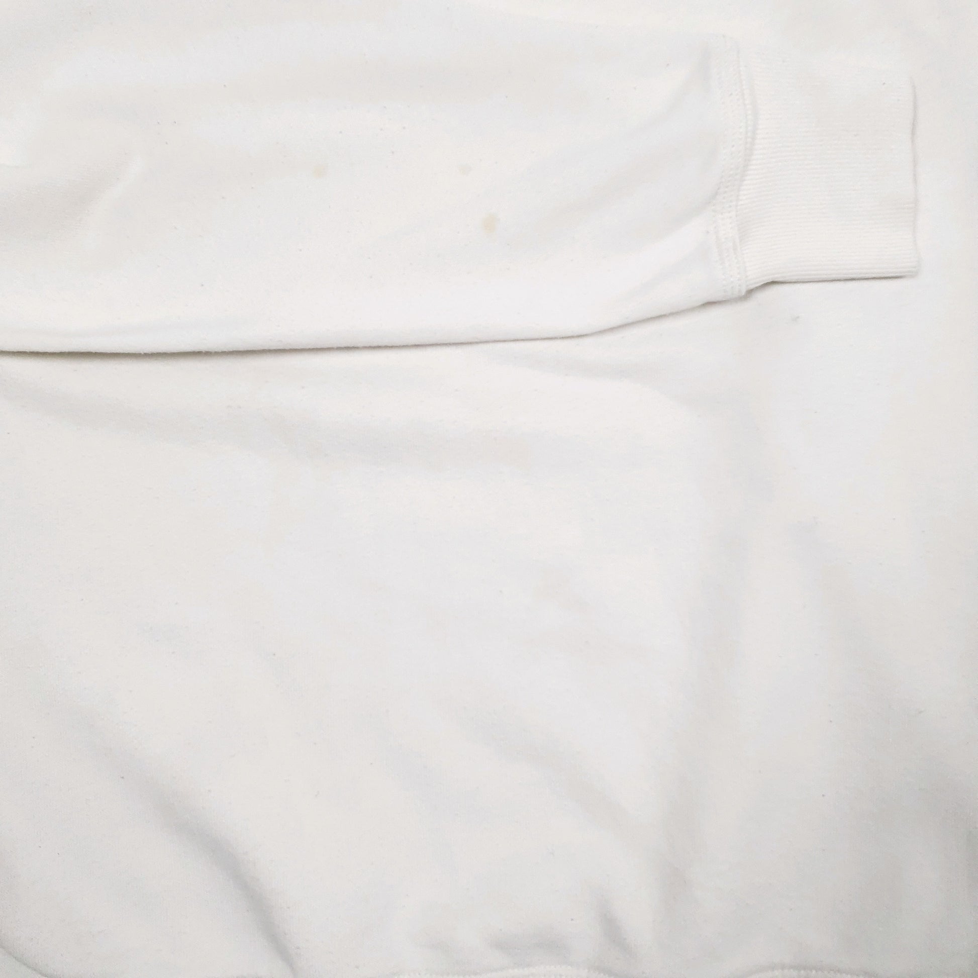 Mens White Champion Spellout Crewneck Jumper