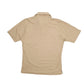 Mens Beige Action Vintage 90s Cardigan Polo Shirt