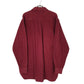 Mens Burgundy L.L.Bean Thick Chamois Tall  Shirt