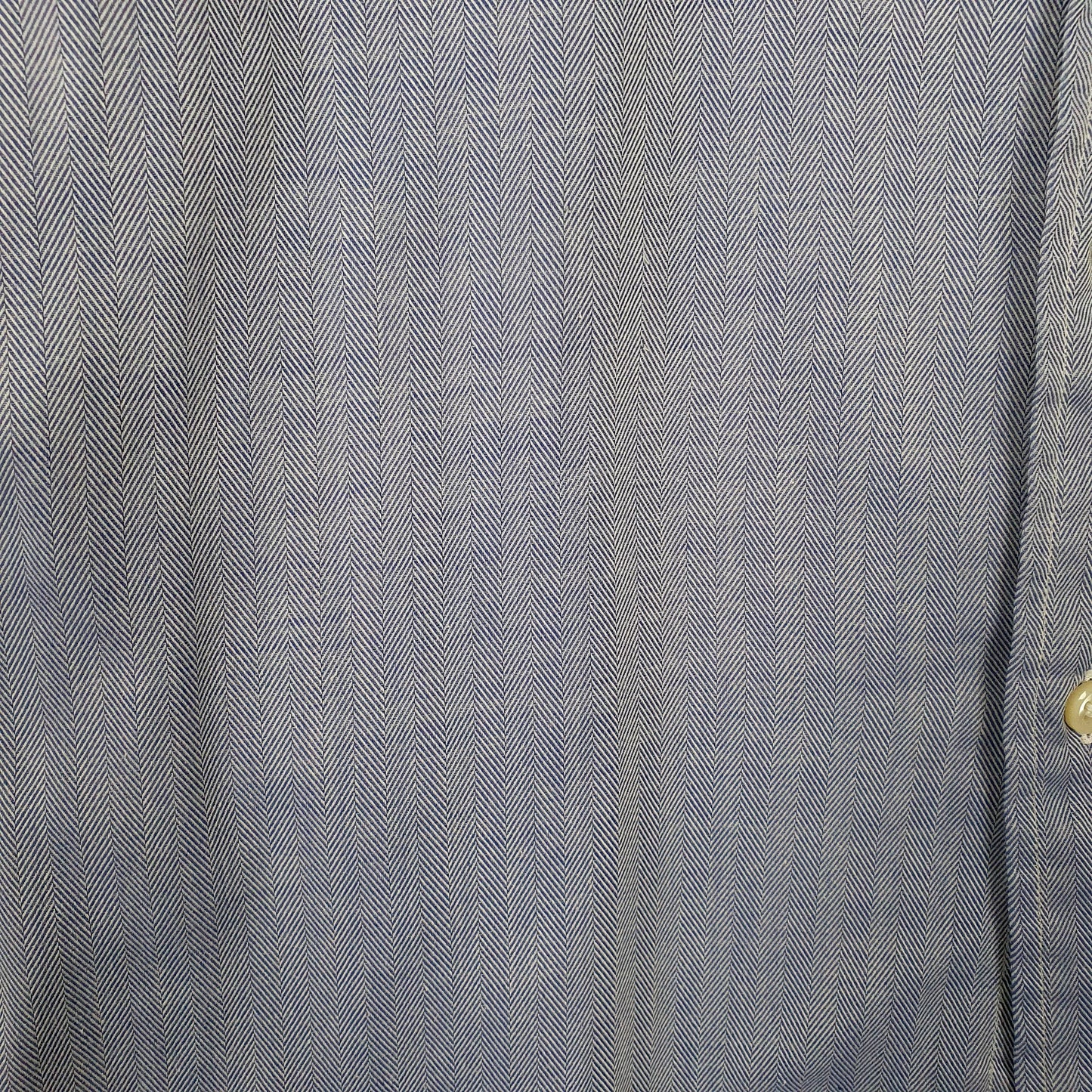 Mens Blue Ralph Lauren Herringbone  Shirt