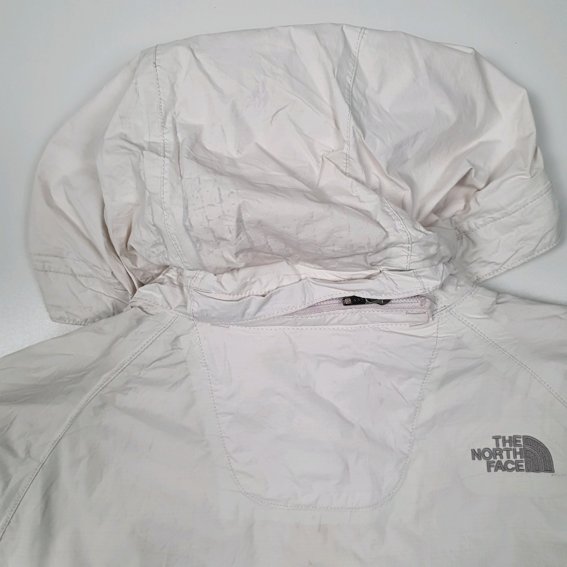 Womens White The North Face Hyvent  Coat