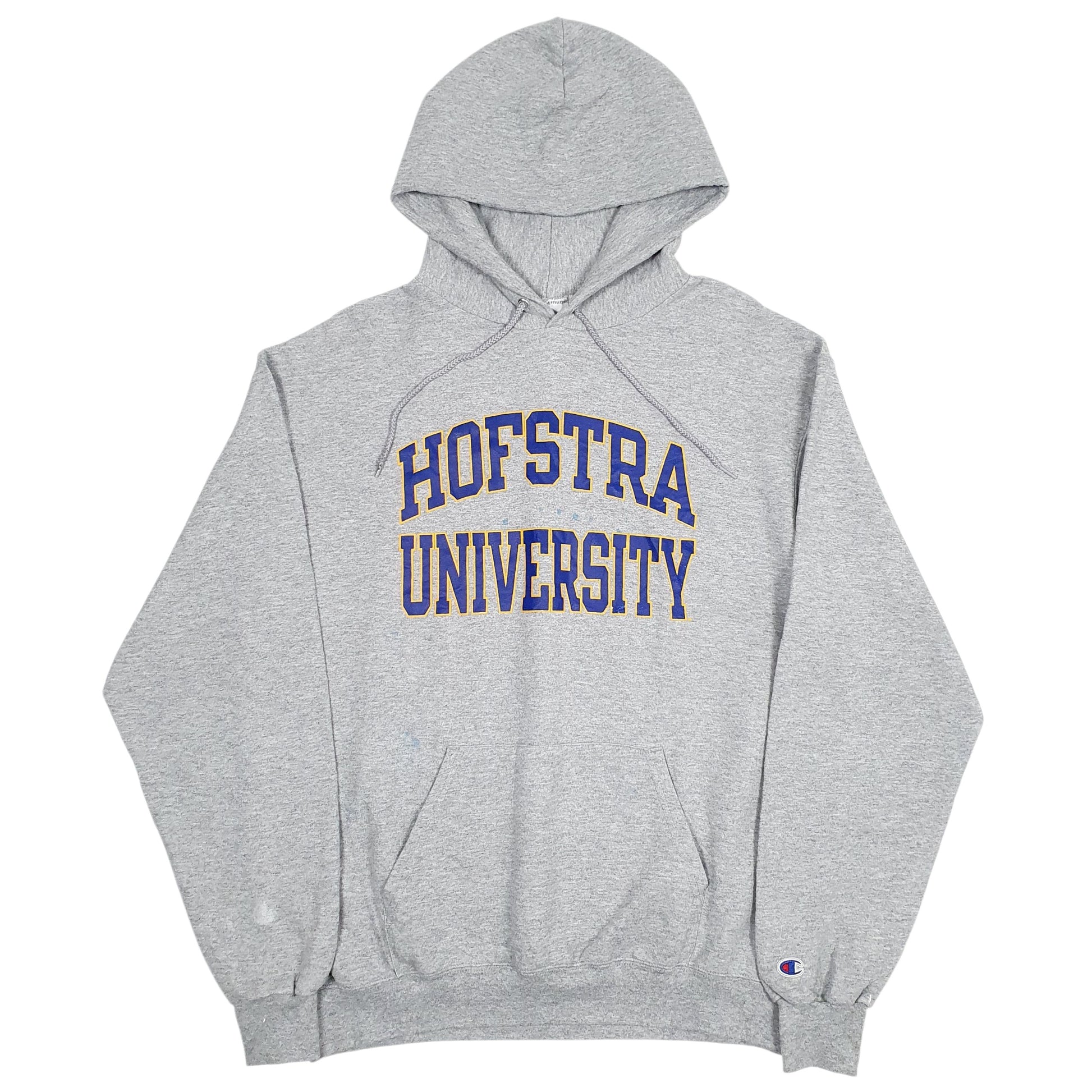 Mens Grey Champion Hofstra University Hoodie Jumper