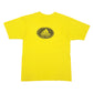 Mens Yellow Adidas Spellout Short Sleeve T Shirt