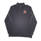 Mens Black Adidas Idaho Stampede Climalite Quarter Zip Jumper