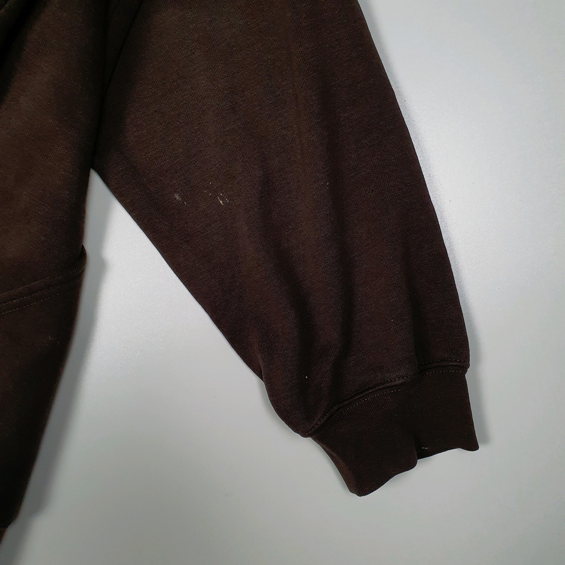 Mens Brown Carhartt Vintage 2000s Hoodie Jumper