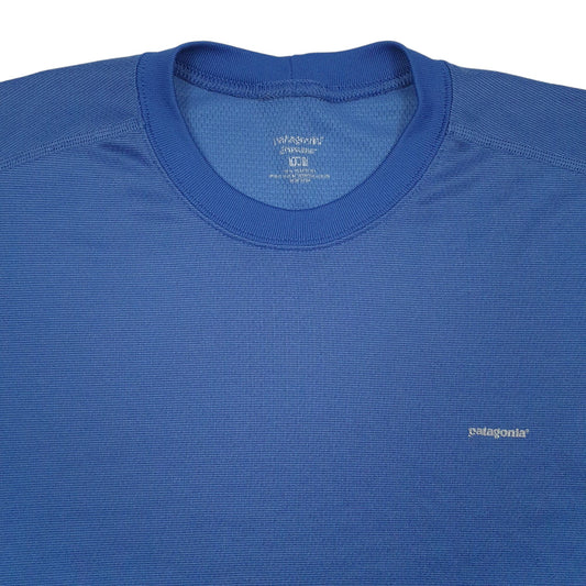 Womens Blue Patagonia Capilene  T Shirt