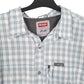 Mens Blue Wrangler Outdoor Series  Shirt