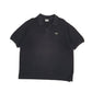 Mens Black Lacoste  Short Sleeve Polo Shirt