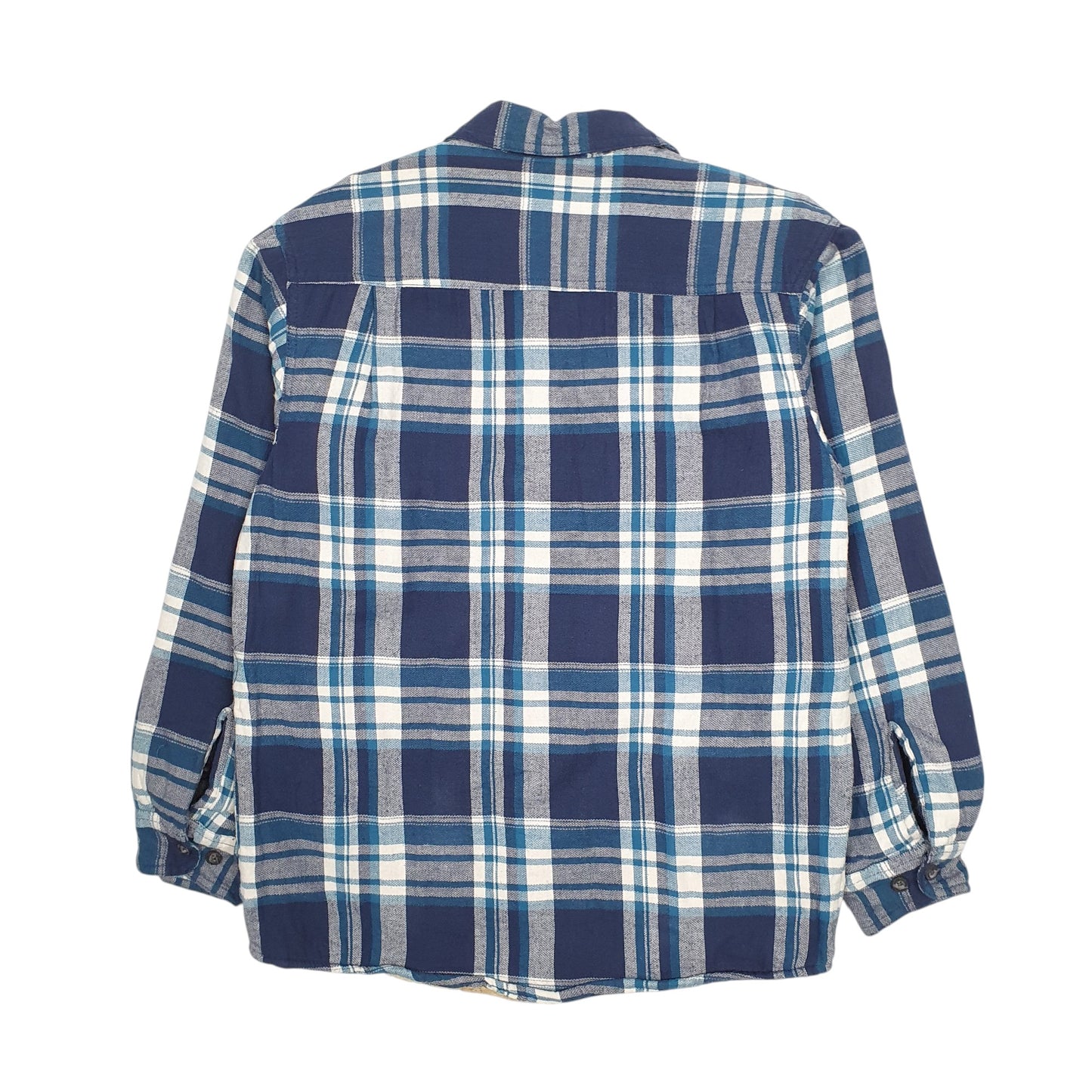 Mens Blue Wrangler Sherpa Lined  Coat