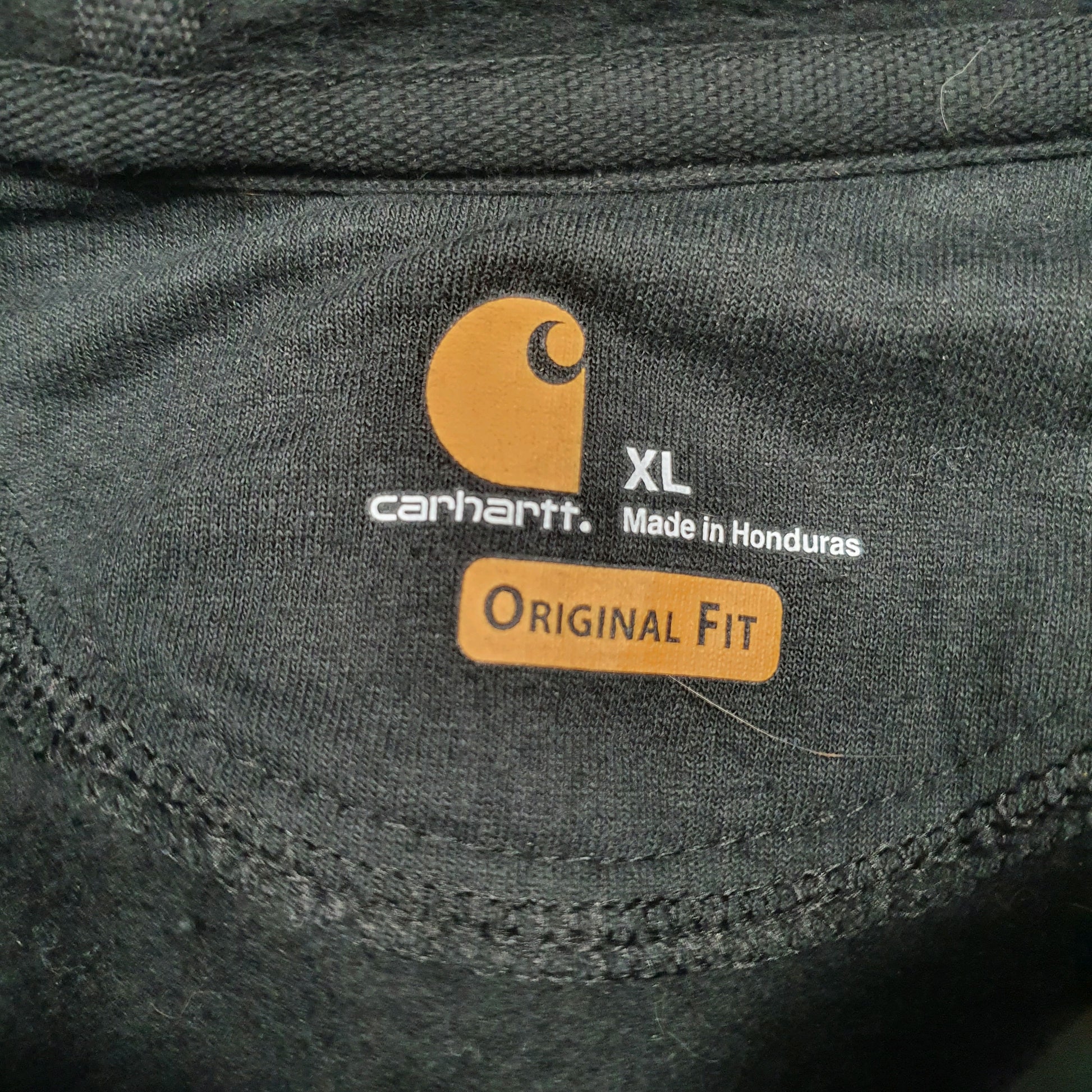 Mens Black Carhartt  Hoodie Jumper