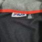 Mens Black Fila  Quarter Zip Jumper
