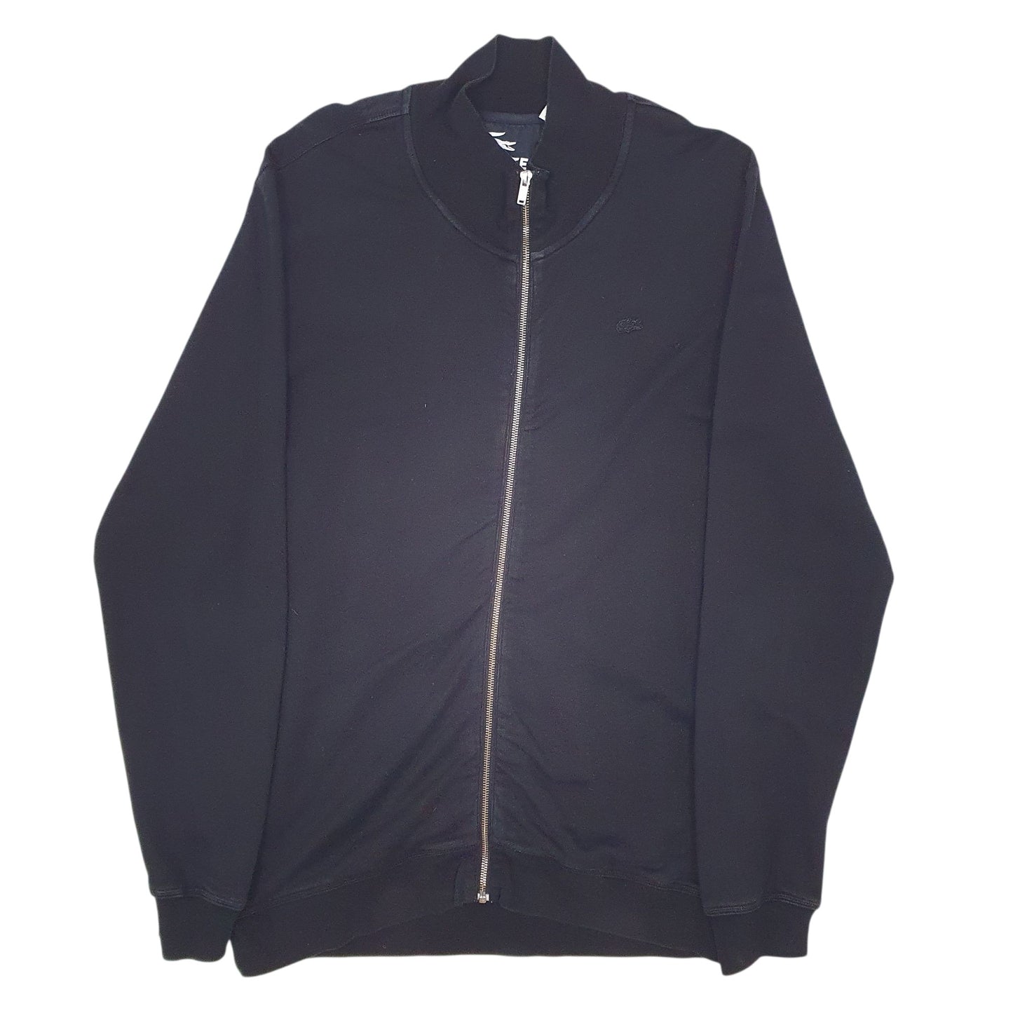 Mens Black Lacoste  Full Zip Jumper
