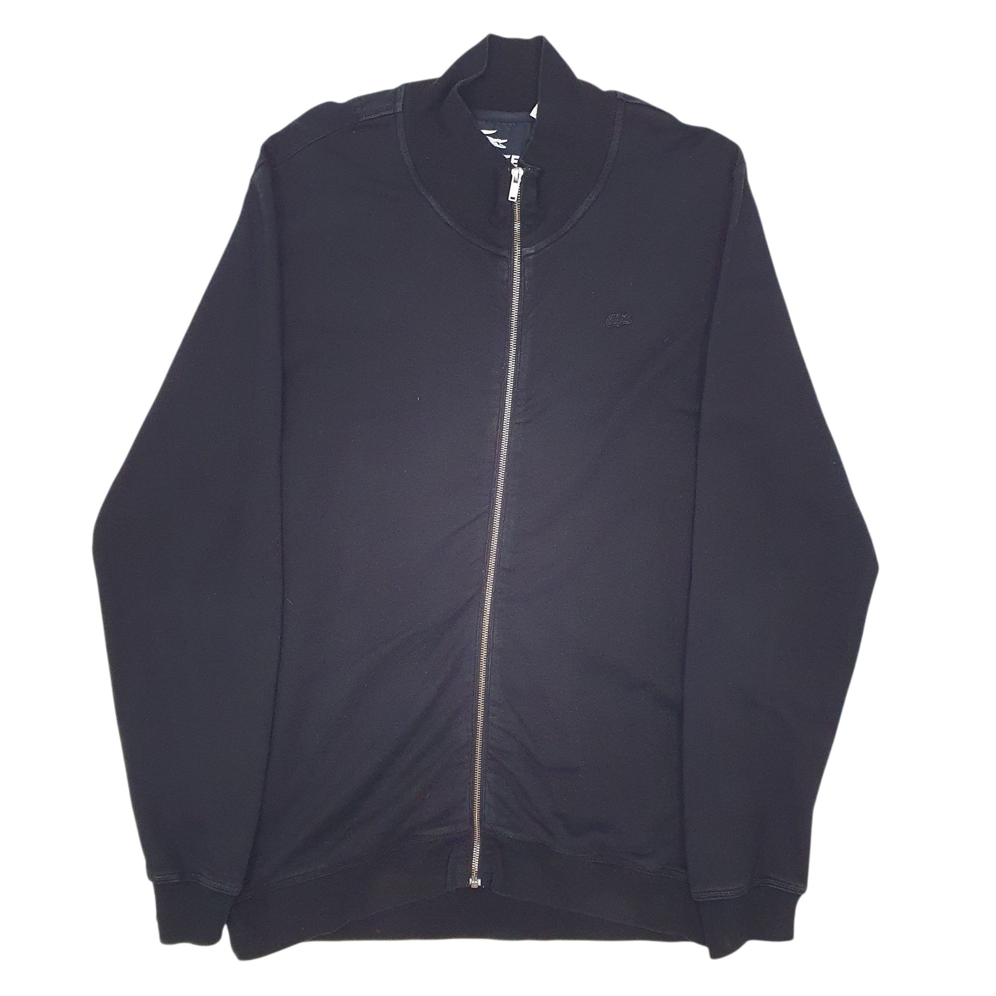Mens Black Lacoste  Full Zip Jumper