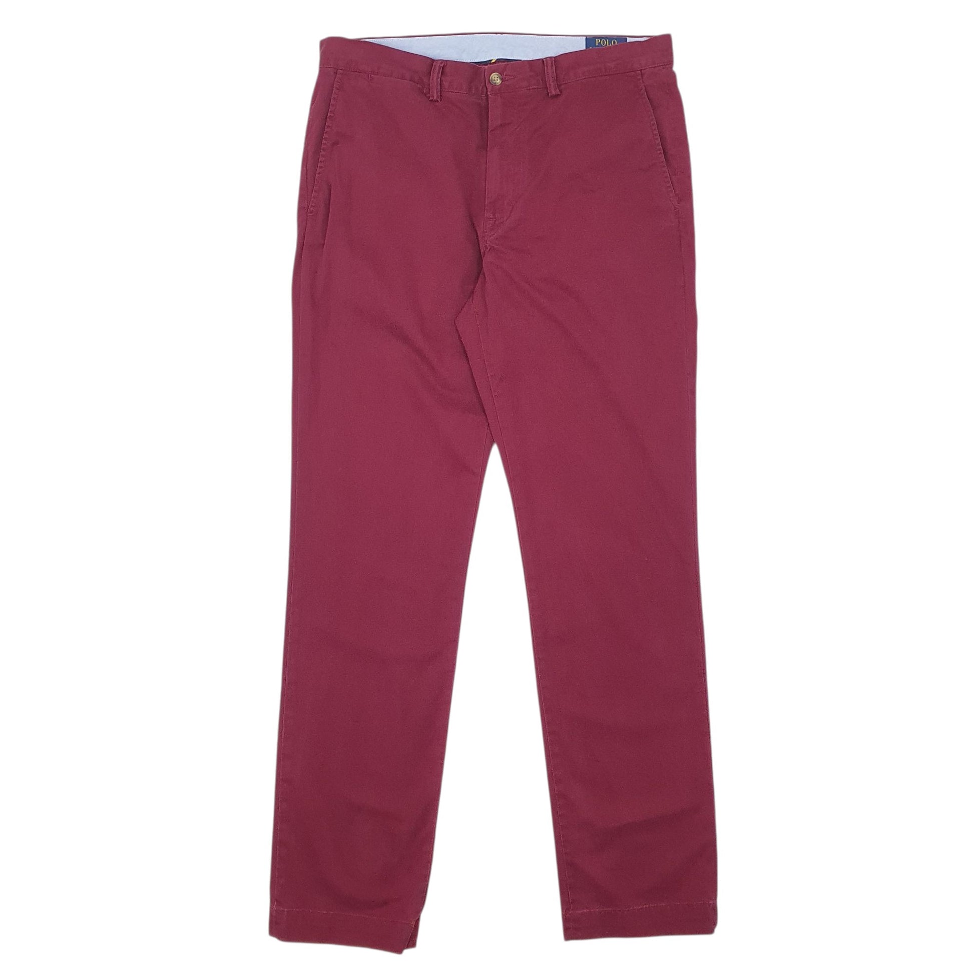 Mens Burgundy Polo Ralph Lauren  Chino Trousers