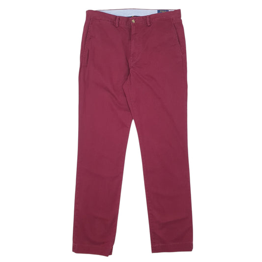 Mens Burgundy Polo Ralph Lauren  Chino Trousers