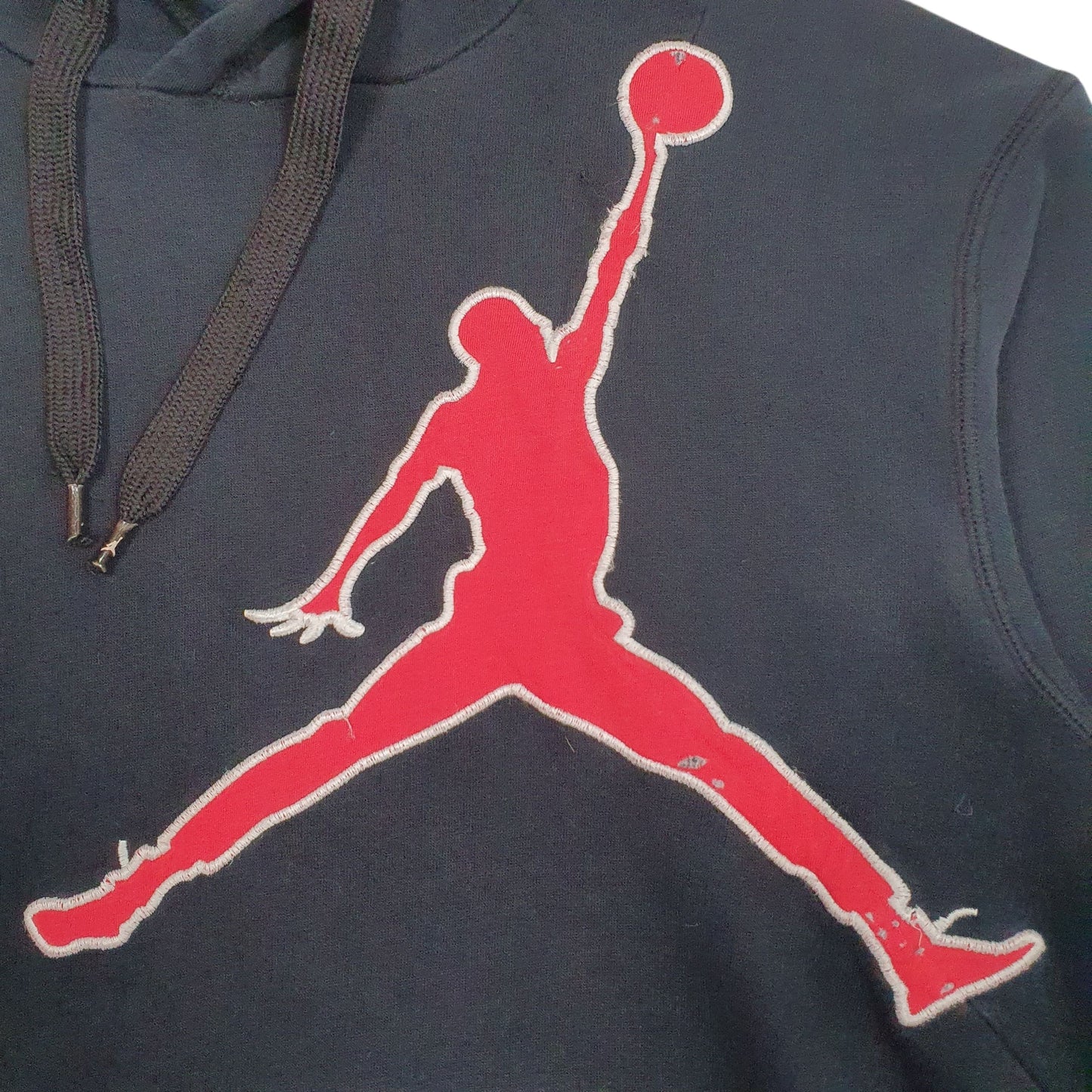 Mens Black Nike Air Jordans Hoodie Jumper