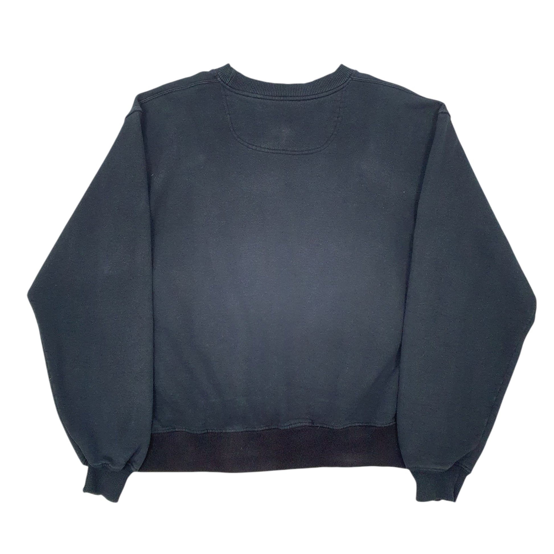 Mens Black Champion  Crewneck Jumper