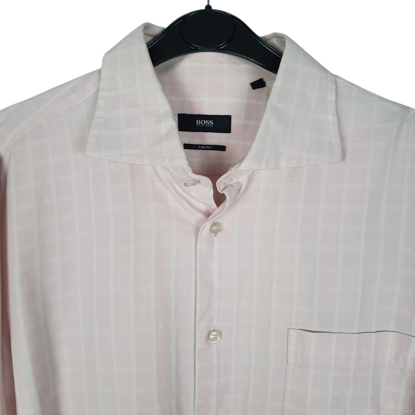 Mens Pink Hugo Boss   Shirt