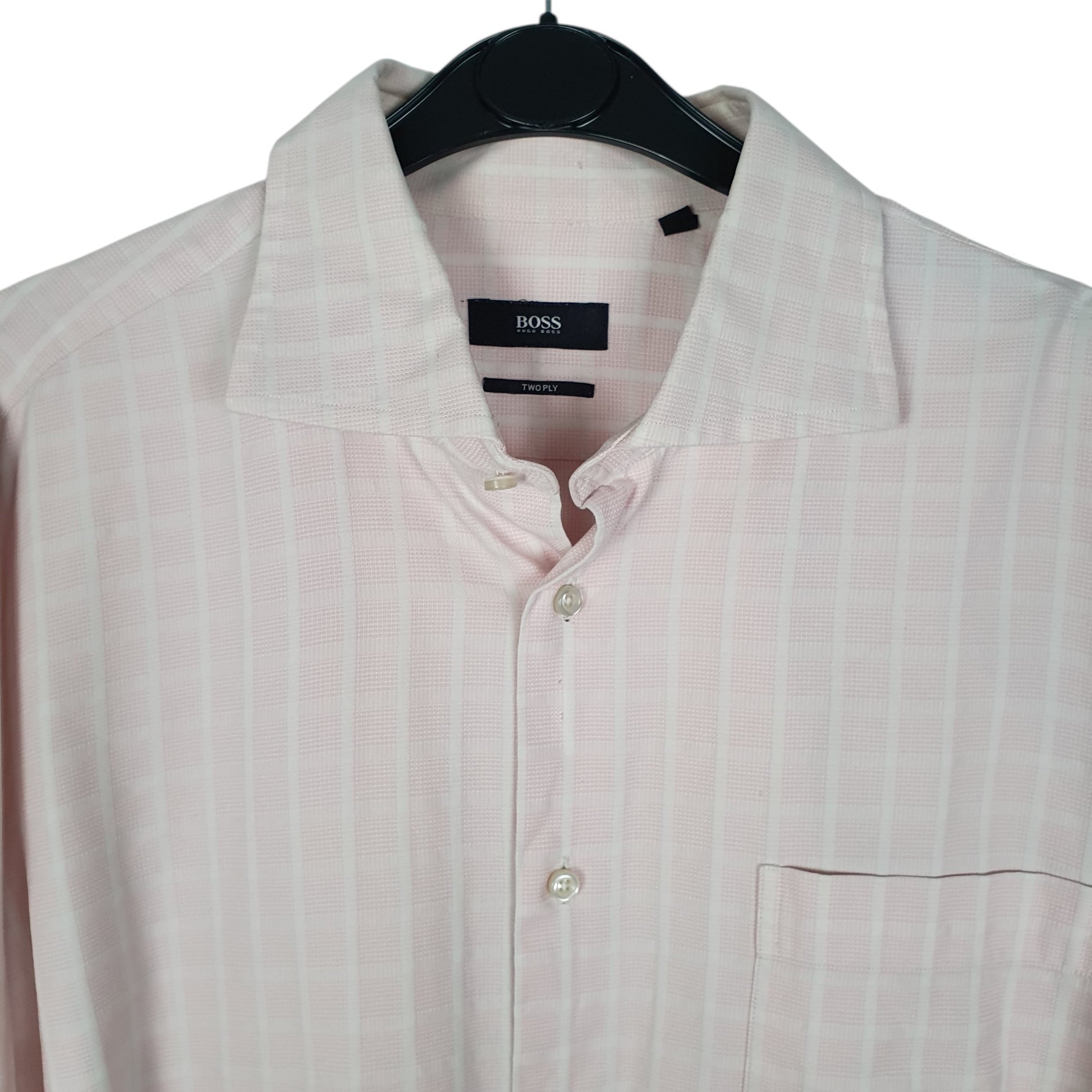 Mens Pink Hugo Boss   Shirt