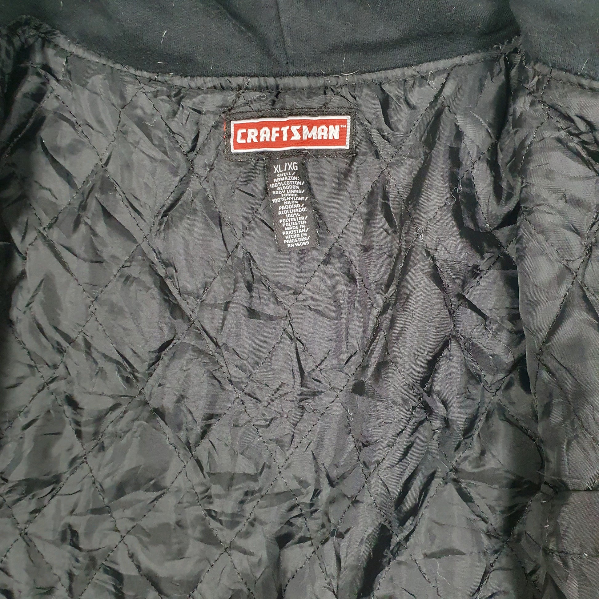 Mens Grey Craftsmen Shacket Hoodie Plaid  Coat