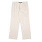 Mens Cream Dockers Pleated Chino Trousers