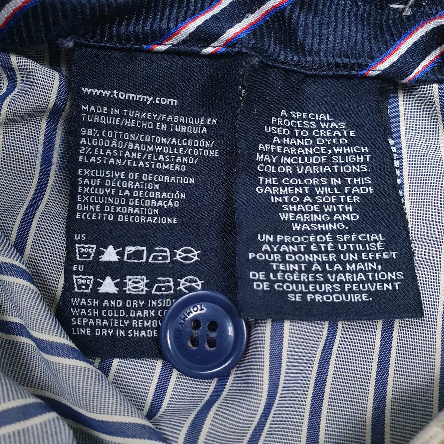 Mens Cream Tommy Hilfiger   Trousers