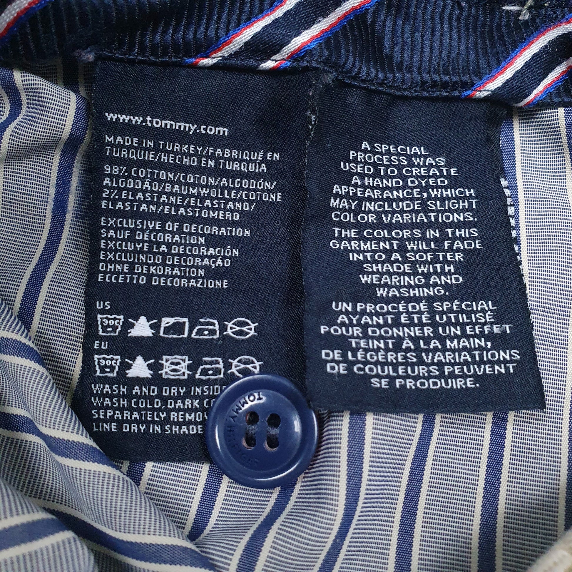 Mens Cream Tommy Hilfiger   Trousers