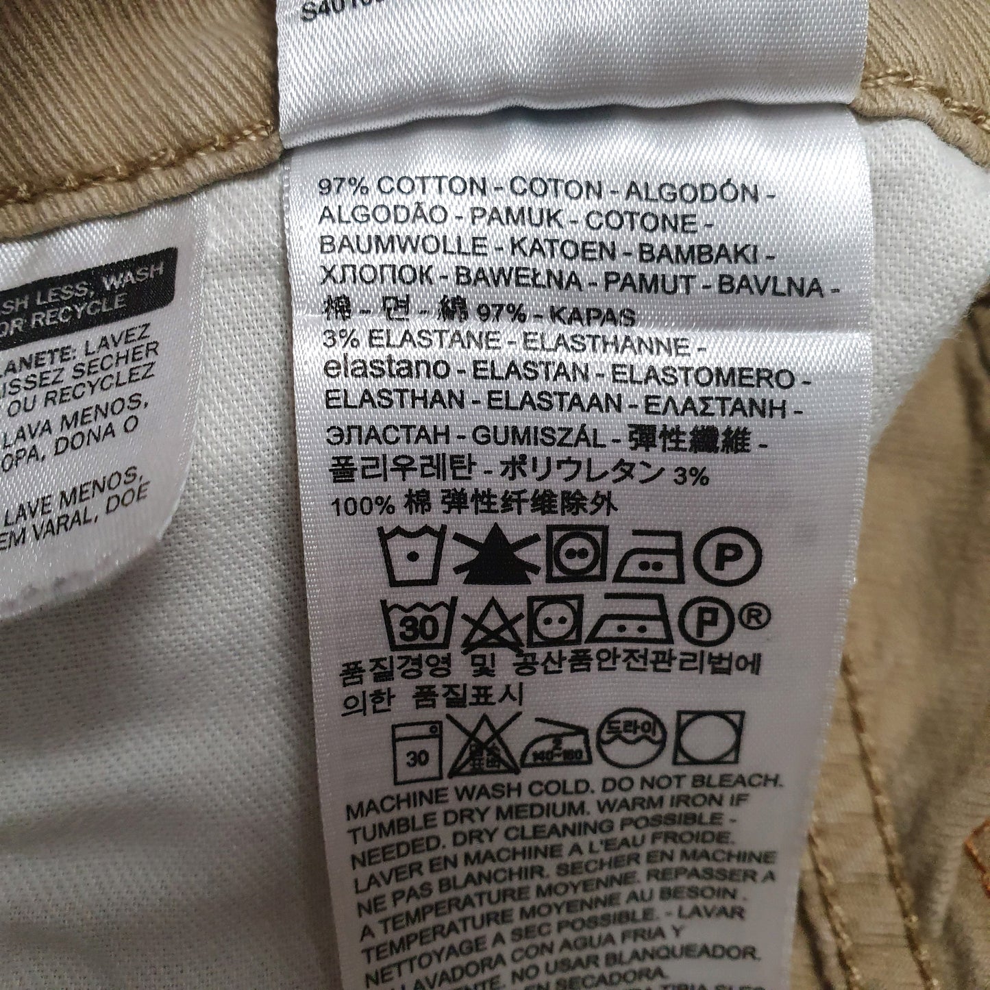 Mens Brown Levis  Hoodie Jeans