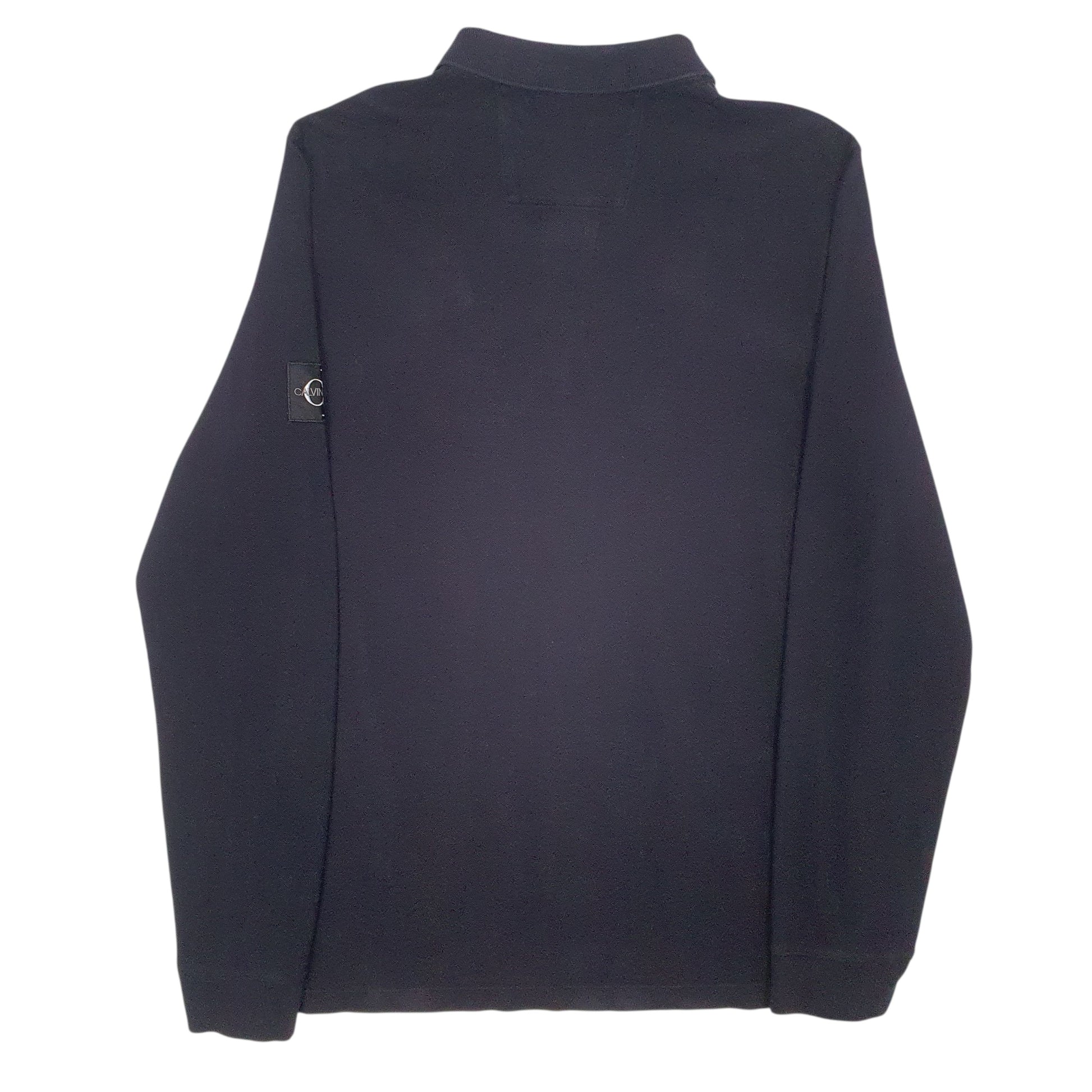 Mens Black Calvin Klien Jeans   Polo Shirt