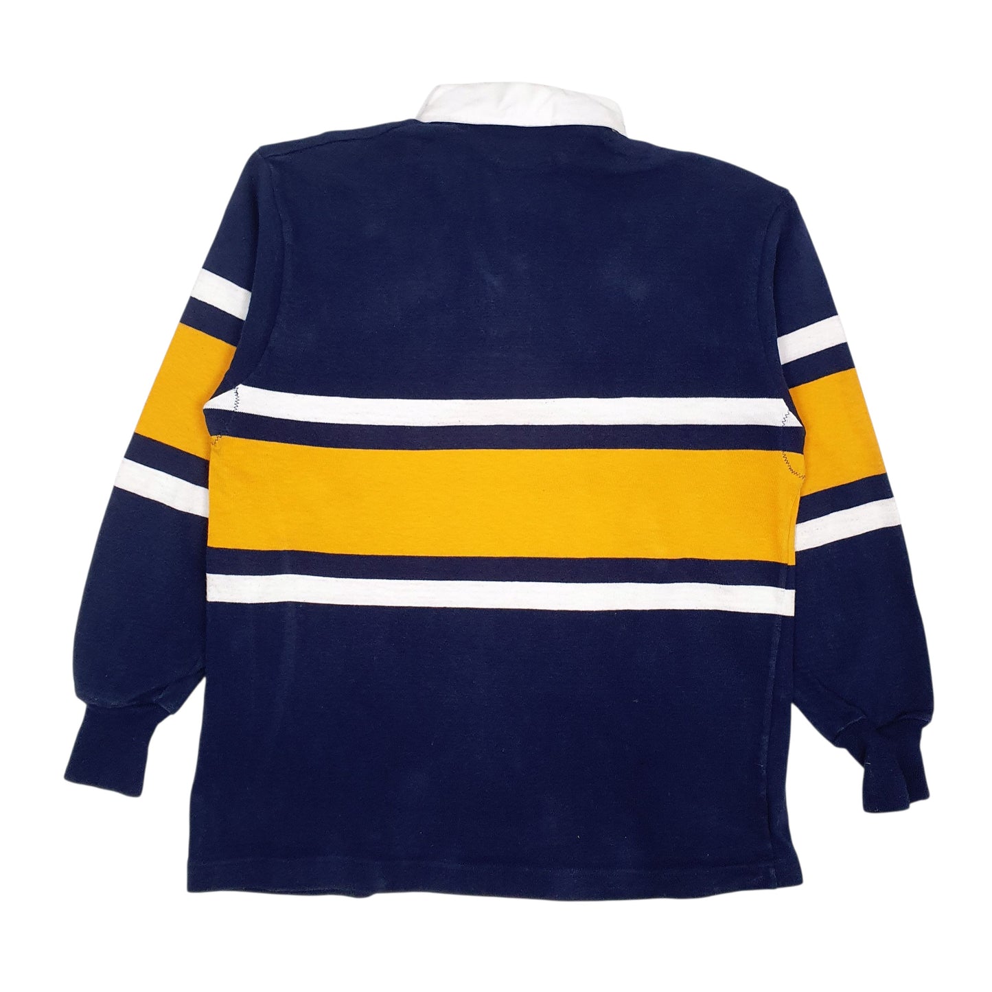 Mens Navy Barbarian Rugby Crewneck Polo Shirt