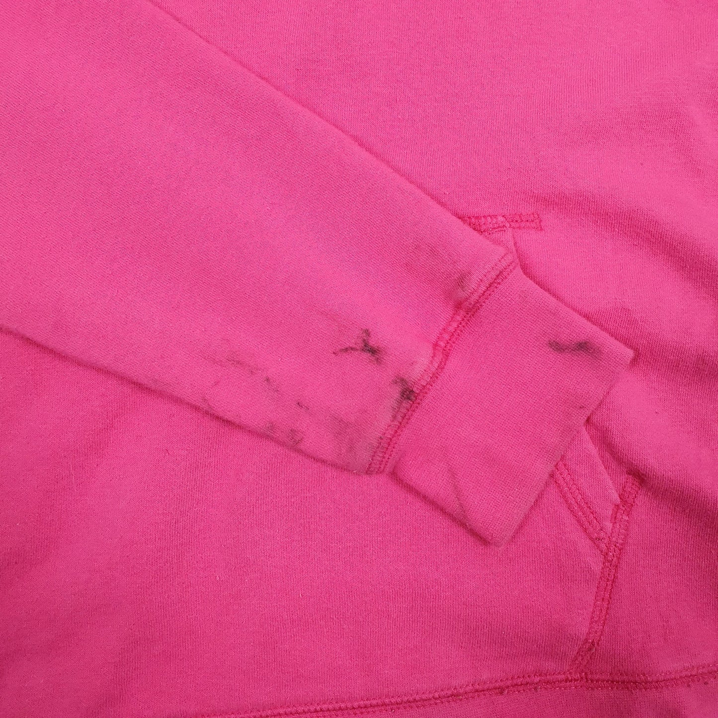 Womens Pink The North Face Spellout Hoodie Jumper