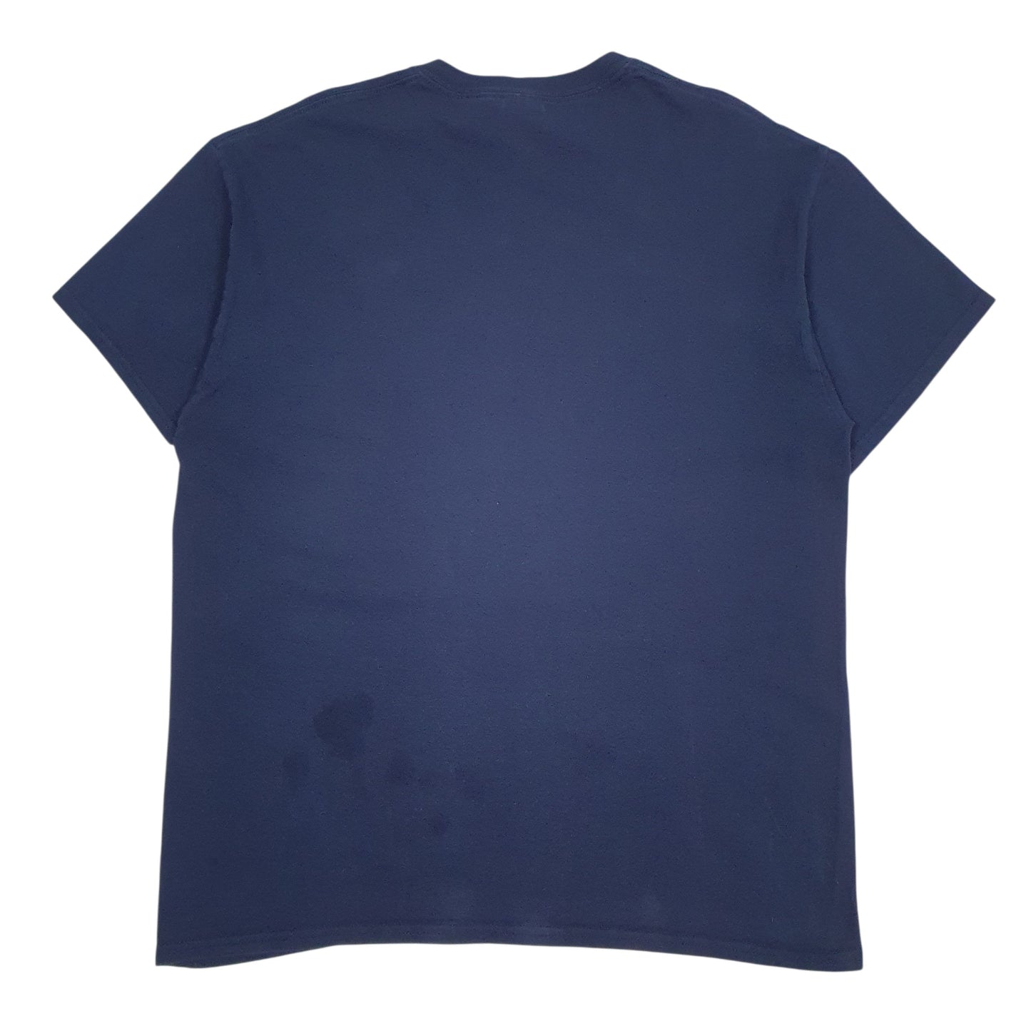 Mens Navy Gildan Chicken Feed  T Shirt