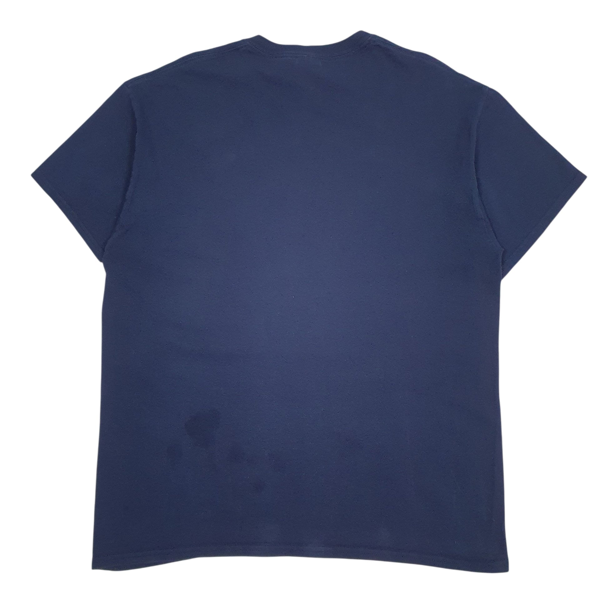 Mens Navy Gildan Chicken Feed  T Shirt