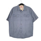 Mens Blue Wrangler  Short Sleeve Shirt