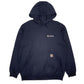 Mens Navy Carhartt Loose Fit Hoodie Jumper