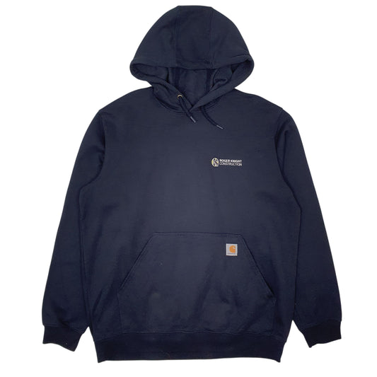 Mens Navy Carhartt Loose Fit Hoodie Jumper