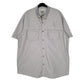 Mens Grey L.L.Bean Walking Hiking Short Sleeve Shirt