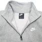 Mens Grey Nike  Quarter Zip Jumper
